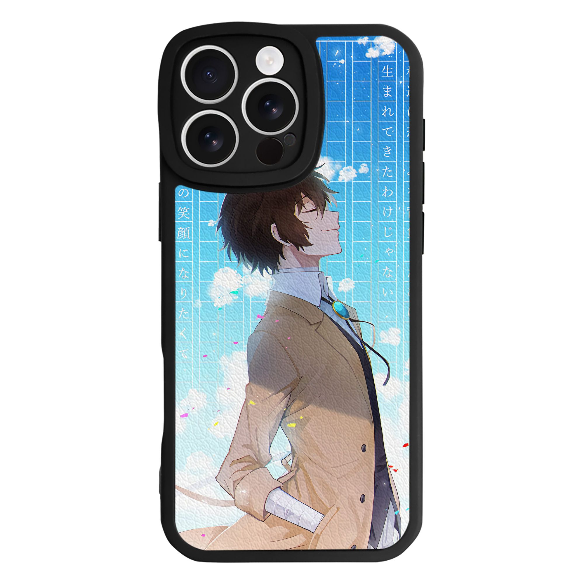 （画像用） 文豪ストレイドッグス Bungo Stray Dogs 【iPhone 16シリーズ対応】シリコンスマホケース（レザー調） 材質：シリコン